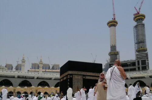 People at the Kaaba