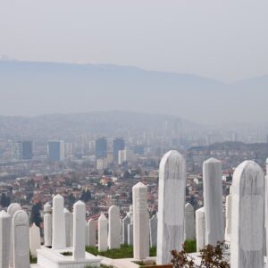 sarajevo, bosnia, cemetery