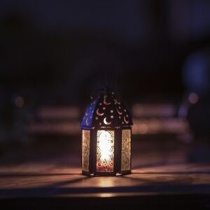 Photo Of Turned-On Night Lantern