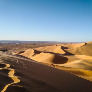 brown sand under blue sky during daytime