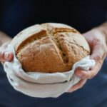 person holding pastry